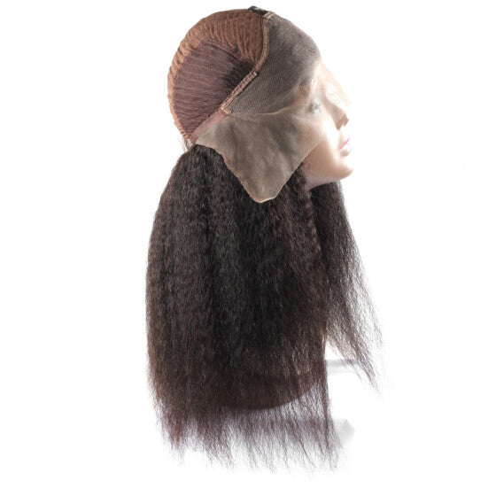 MONGOLIAN KINKY LACE FRONTAL WIG 13" X 4"