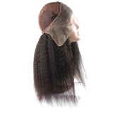 MONGOLIAN KINKY LACE FRONTAL WIG 13" X 4"