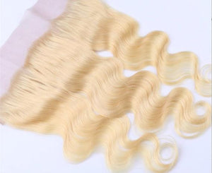 RUSSIAN BLONDE 613 BODY WAVE FRONTAL 13"X4"