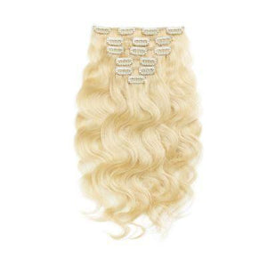 RUSSIAN BLONDE CLIP - IN EXTENSIONS