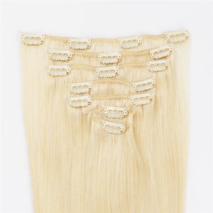 RUSSIAN BLONDE CLIP - IN EXTENSIONS