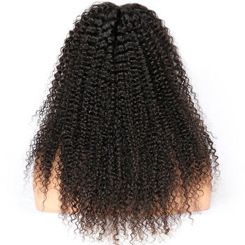 MONGOLIAN KINKY LACE FRONTAL WIG 13" X 4"