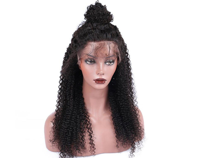 MONGOLIAN KINKY LACE FRONTAL WIG 13" X 4"