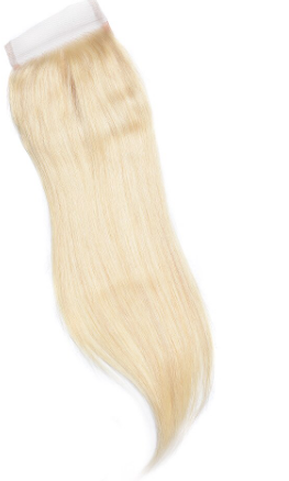 RUSSIAN BLONDE 1B/613 4" X 4" LACE CLOSURE